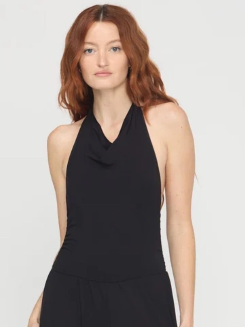 Project Social T Halter Neck Ruched Top